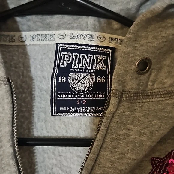 Vintage Victoria secret pink full zip - Picture 3 of 6